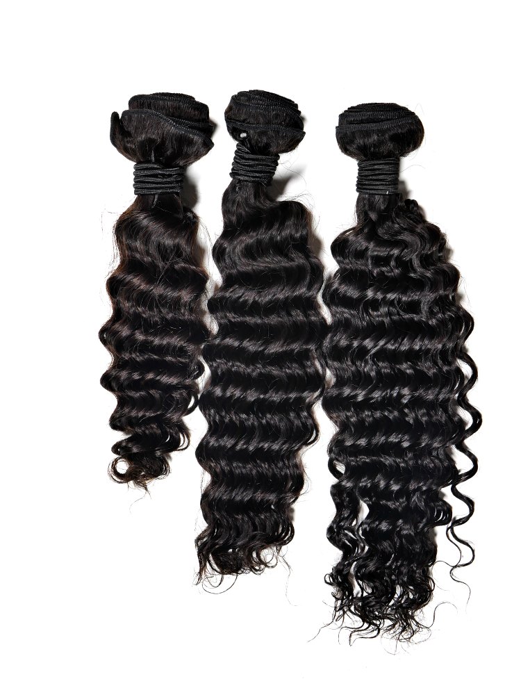 Deep Wave 3pcs Bundles | 100% Brazilian Virgin Human Hair Weave