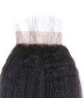 Lace Closure | Malaysian Kinky Straight 4x4 Transparent Lace Closure | 100% Human Hair - Image 3