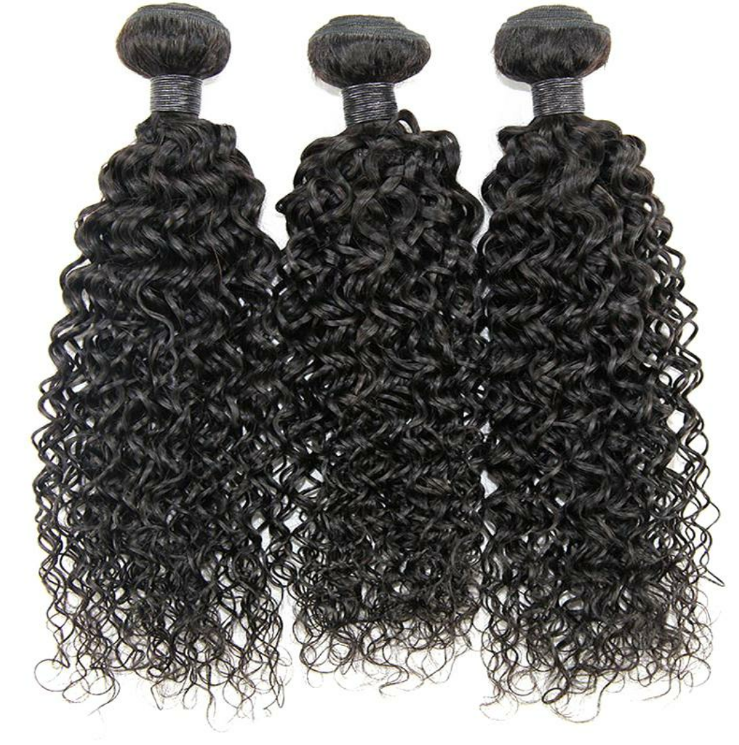Deep Curl 3pcs Bundles | 100% Malaysian Virgin Human Hair Weave
