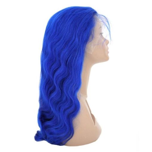 Royal Blue Body Wave Human Hair Wig