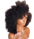 4c Afro Kinky Curly 13x4 HD Lace Frontal Wigs | 100% Virgin Remy Human Hair - Image 2