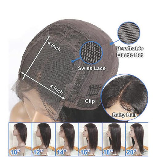 Wig Cap - Human 4x4 Lace Closure