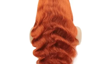 Luxury Orange Ginger Body Wave 13×4 Lace Frontal Wig | 100% Human Hair Wig