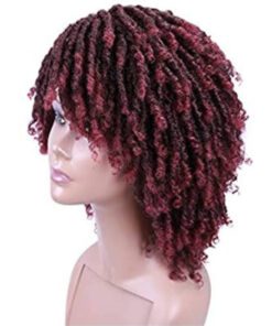 T1B/Burgundy Dreadloc Wig | Premium Synthetic Hair