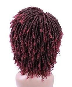 T1B/Burgundy Dreadloc Wig | Premium Synthetic Hair