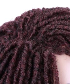T1B/Burgundy Dreadloc Wig | Premium Synthetic Hair