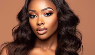 Chocolate Brown Body Wave Front Lace Virgin Remy Human Hair Wig