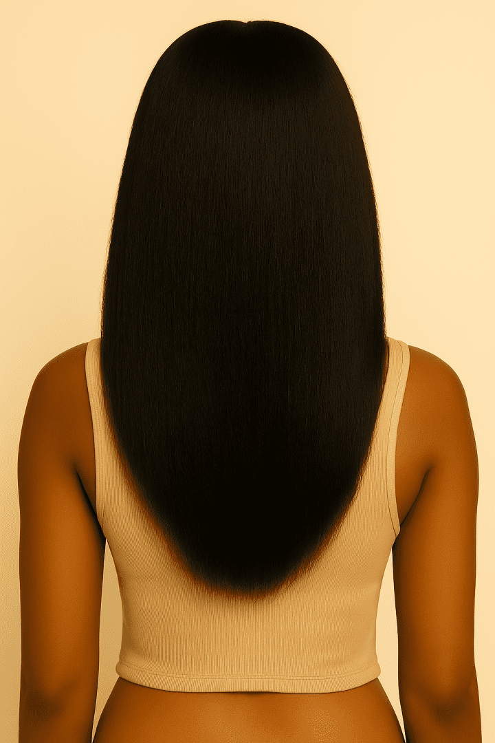 Yaki Relaxed Straight 3 Bundles | 100% Virgin Remy Human Hair | Natural Relaxed Texture - Image 3