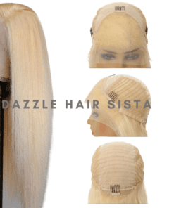 Platinum Blonde Straight Lace Front | 100% Virgin Human Hair Wig