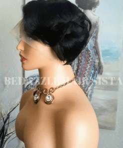 Chic Pixie Cut Human Wig – 100% Virgin Hair, and Ready to Wear
