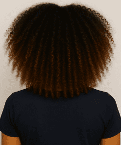 Natural Big Afro Kinky Curl Wig with Bangs | Soft & Lightweight Synthetic Wig