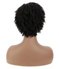Short Faux Locs Wig Natural Black Afro Twist Wig