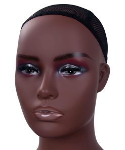 Realistic Female Mannequin Display Head with Shoulders for Wigs/Jewelry/Makeup/Hat/Sunglass