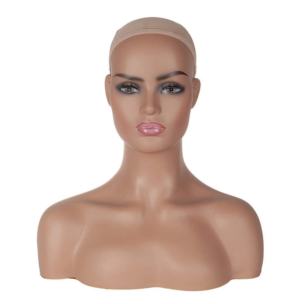 Pvc Bald Mannequin Head Model Wig Making Masks Hats Glasses Stand Display Manikin  Head Modelwithout Makeup
