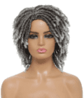 Grey Dreadloc Wig
