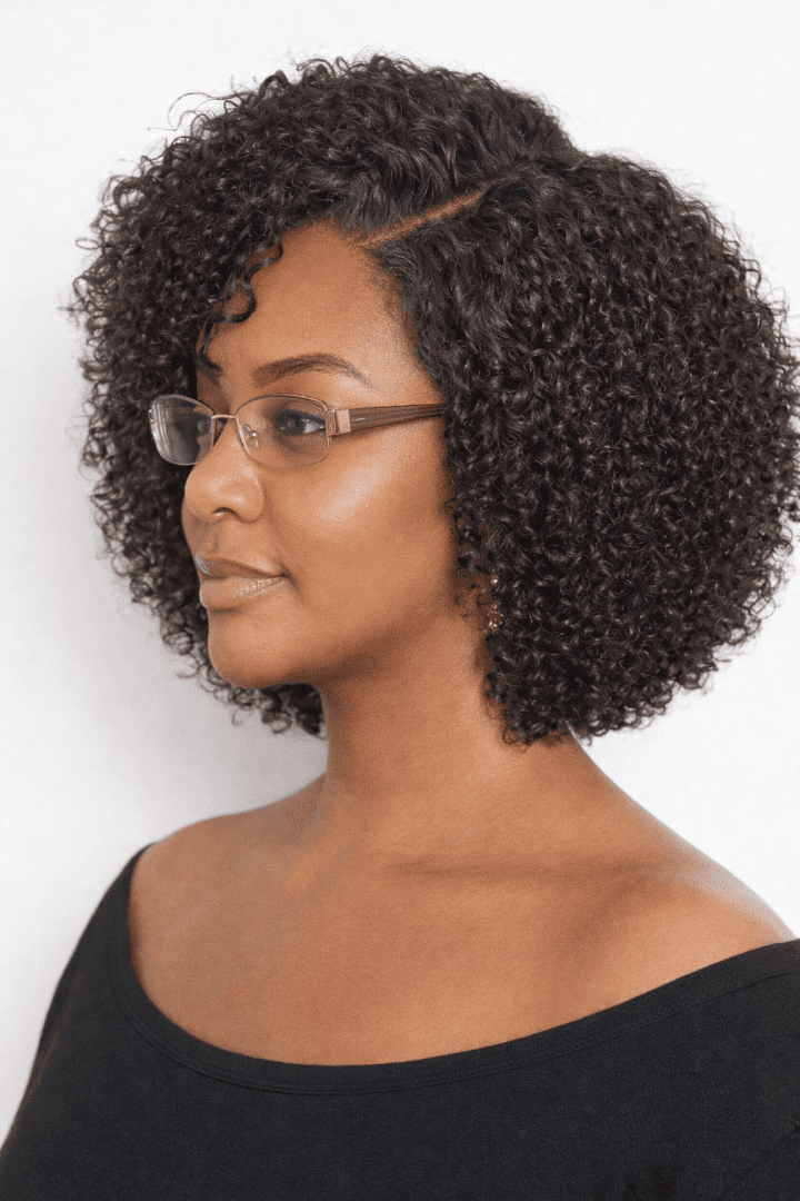 Short Jerry Curl Pixie Bob Wig – 100% Raw Virgin Remy Human Hair | HD Lace Glueless - Image 2