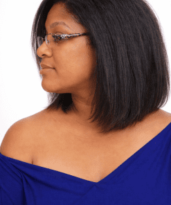 4C Kinky Edges Bob Wig – 10 Inch Kinky Straight Glueless Lace Front Human Hair