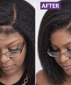 4C Kinky Edges Bob Wig – 10 Inch Kinky Straight Glueless Lace Front Human Hair