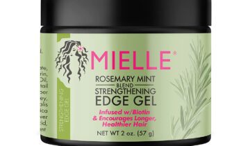 Mielle Organics Rosemary Mint Strengthening Edge Gel, Biotin & Essential Oil Hair Styling Treatment