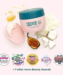 Coco & Eve Like a Virgin Hair Masque - Coconut & Fig Hair Mask for Dry Damaged hair with Shea Butter & Argan Oil for Hair Repair & Hydration | Deep Conditioning Mask Hair Treatment