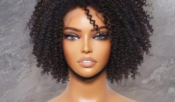 Curly Afro Raw Virgin Remy HD Lace Front Human Hair Wig for Black Women – Luxurious and Natural