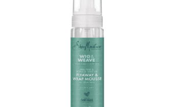 SheaMoisture Mousse for Curly Hair, Wig or Weave, Tea Tree and Borage Seed Oil, Paraben-free Styling Mousse, 7.5 Ounce