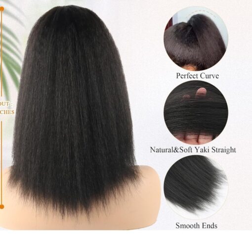 Synthetic yaki straight ponytail