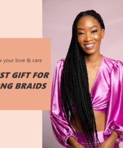 2 PCS Braid Bonnet for Sleeping Extra Long, Bonnet for Braids, Satin Long Bonnet for Women Sleeping, Pack A