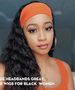 10 Pack Wide Headbands for Women Girls, Workout Yoga Running Boho Hair Bands for Women's Hair, Non Slip Sweat Head Bands Thick Hair Wrap (Solid Headbands)