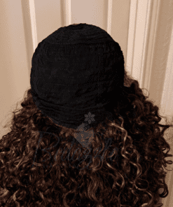 Honey Blonde Curly Lace Front & Glueless Wig | Premium Synthetic Wig For Beginners