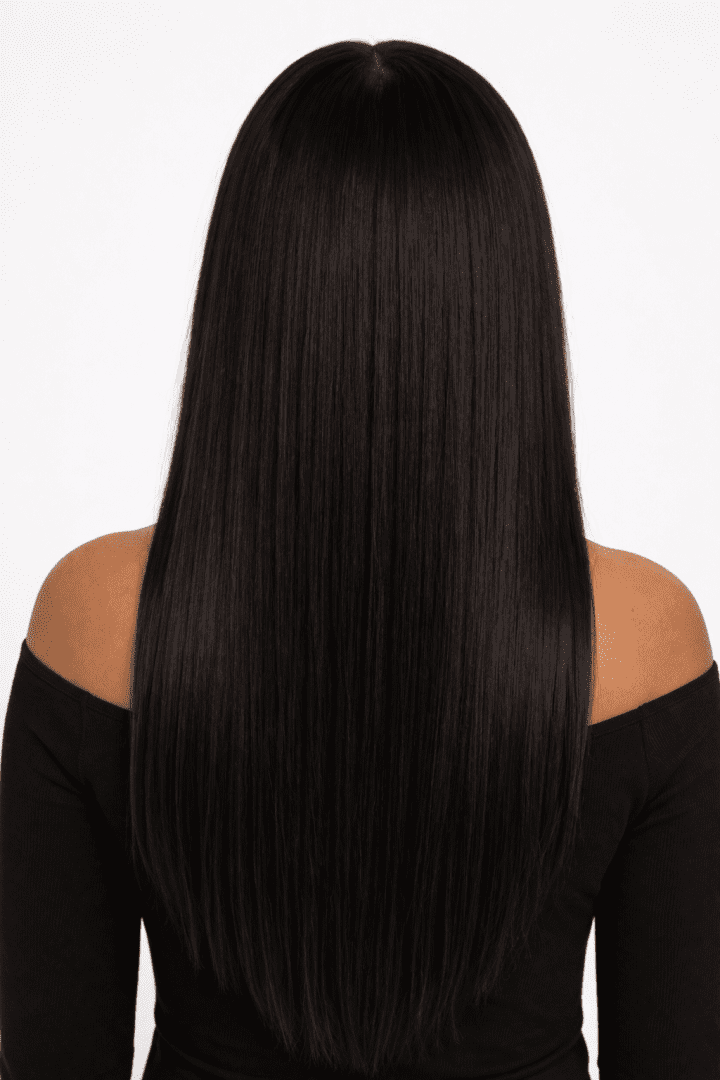Yaki Straight Glueless HD Lace Human Hair Wig, Pre-Cut & Pre-Plucked | Ready-to-Wear - Image 4