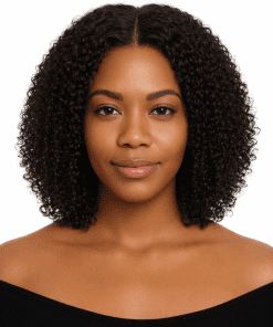 Afro Kinky Curly Human Hair Glueless Wig | Brazilian Remy Human Hair