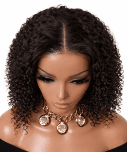 Afro Kinky Curly Human Hair Glueless Wig | Brazilian Remy Human Hair