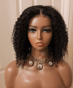 Afro Kinky Curly Human Hair Glueless Wig | Brazilian Remy Human Hair