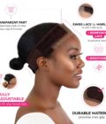 MILANO COLLECTION Wig Grip Band Original Velvet Lace WiGrip Headband Holder for Lace Wigs and Frontals, Reinforced Swiss Lace by HAIRLINE and PART For Seamless Transition - Image 3