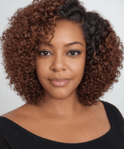 kinky curly ombre brown bob wig front view hd lace glueless human hair