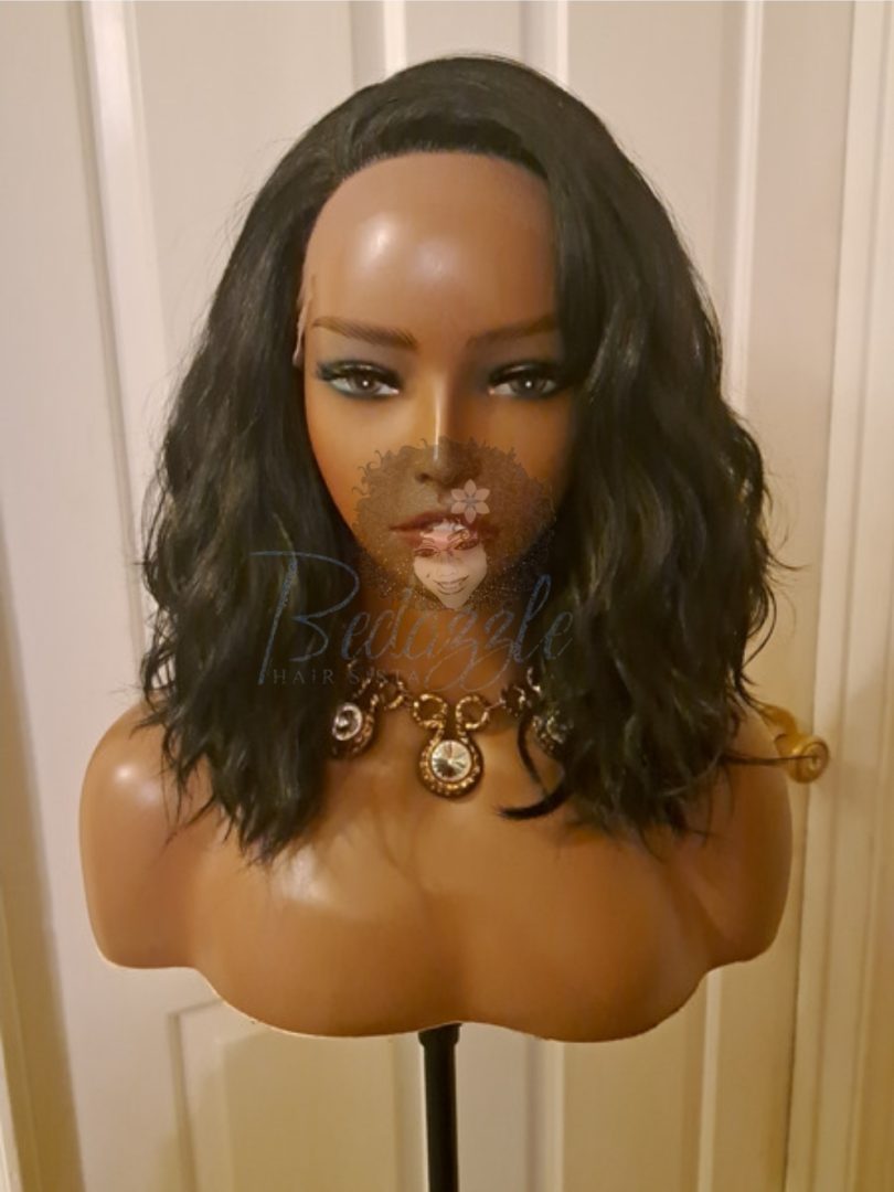Loose Wave Bob Lace Front Wig for Black Women – Synthetic Fibers - Image 2