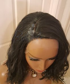 Loose Wave Bob Lace Front Wig for Black Women – Synthetic Fibers