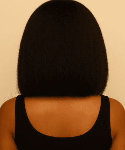 Kinky Straight 4C Edges Bob Wig – 10 Inch | 100% Human Hair