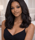 Glueless yaki body wave wig with HD lace and natural texture