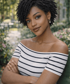 Afro Faux Locs Wig | Natural Textured Synthetic Wig for Black Women | Short Curly Dreadloc Style Protective Wig