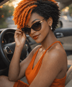 Afro Faux Locs Wig | Natural Textured Synthetic Wig for Black Women | Short Curly Dreadloc Style Protective Wig