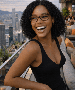 Afro Kinky Curly Human Hair Glueless Wig | Brazilian Remy Human Hair