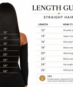 Natural Straight Virgin Remy Human Hair Bundle | 100% Virgin Brazilian Hair | Sleek, Silky & Tangle-Free Extensions