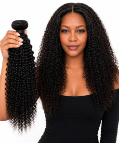 Curly Virgin Remy Human Hair Bundle | 100% Human Hair | Soft Defined Curls & Natural Shine