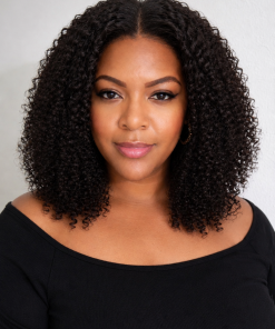 Afro Kinky Curly Human Hair Glueless Wig | Brazilian Remy Human Hair
