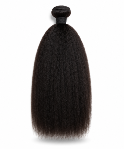 Kinky Straight Virgin Remy Human Hair Bundle | Natural Blowout Texture | 100% Virgin Human Hair Extensions