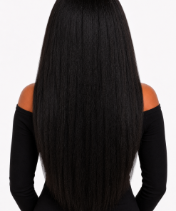 Kinky Straight Glueless Wig Human Hair | 7x5 HD Lace Pre-Cut Pre-Plucked Wig