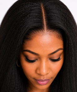 Kinky Straight Glueless Wig Human Hair | 7x5 HD Lace Pre-Cut Pre-Plucked Wig