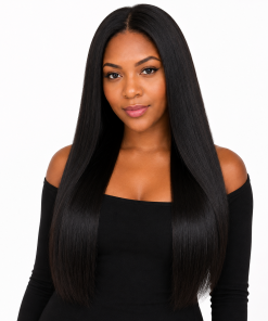 Natural Straight Virgin Remy Human Hair Bundle | 100% Virgin Brazilian Hair | Sleek, Silky & Tangle-Free Extensions